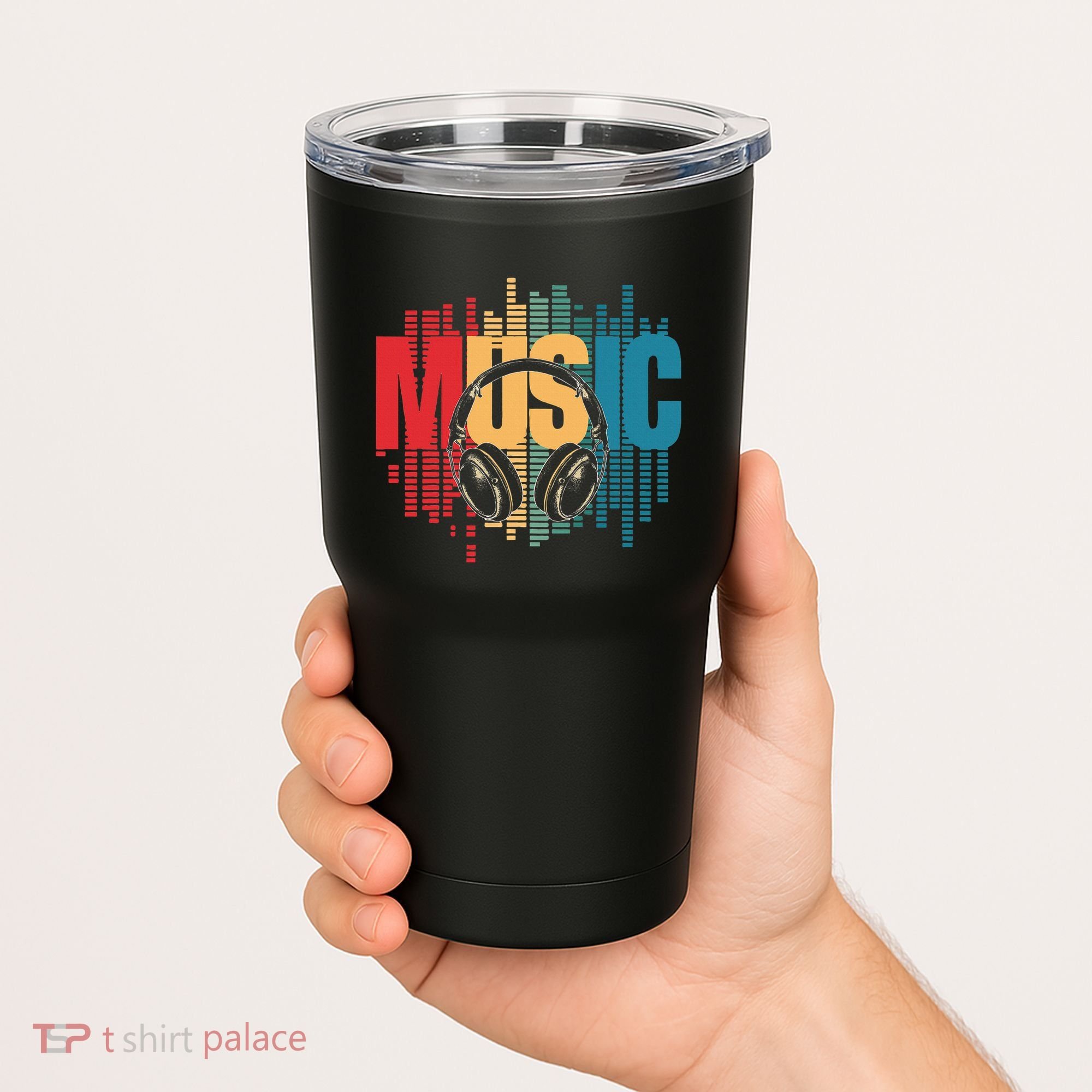 Electronic Music Lover Dj Retro Headphones Tumbler