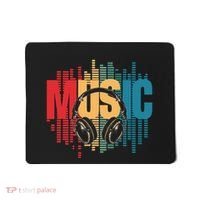 Electronic Music Lover Dj Retro Headphones Mousepad thumb 0