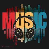 Electronic Music Lover Dj Retro Headphones Mousepad thumb 1