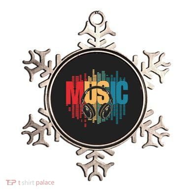 Electronic Music Lover Dj Retro Headphones Ornament