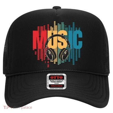 Electronic Music Lover Dj Retro Headphones Hat
