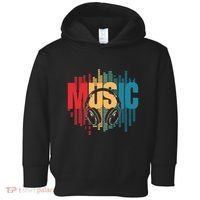 Electronic Music Lover Dj Retro Headphones Toddler Hoodie thumb 0