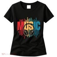 Electronic Music Lover Dj Retro Headphones Women's T-Shirt thumb 0