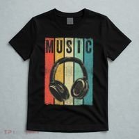 Electronic Music Lover DJ Gift Vintage Retro Headphones T-Shirt thumb 5