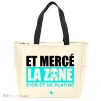 Et Mercé La Zane DOr Et De Platine Tote Bag thumb 0