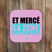 Et Mercé La Zane DOr Et De Platine Coaster thumb 0