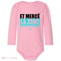 Et Mercé La Zane DOr Et De Platine Baby Long Sleeve Bodysuit thumb 0