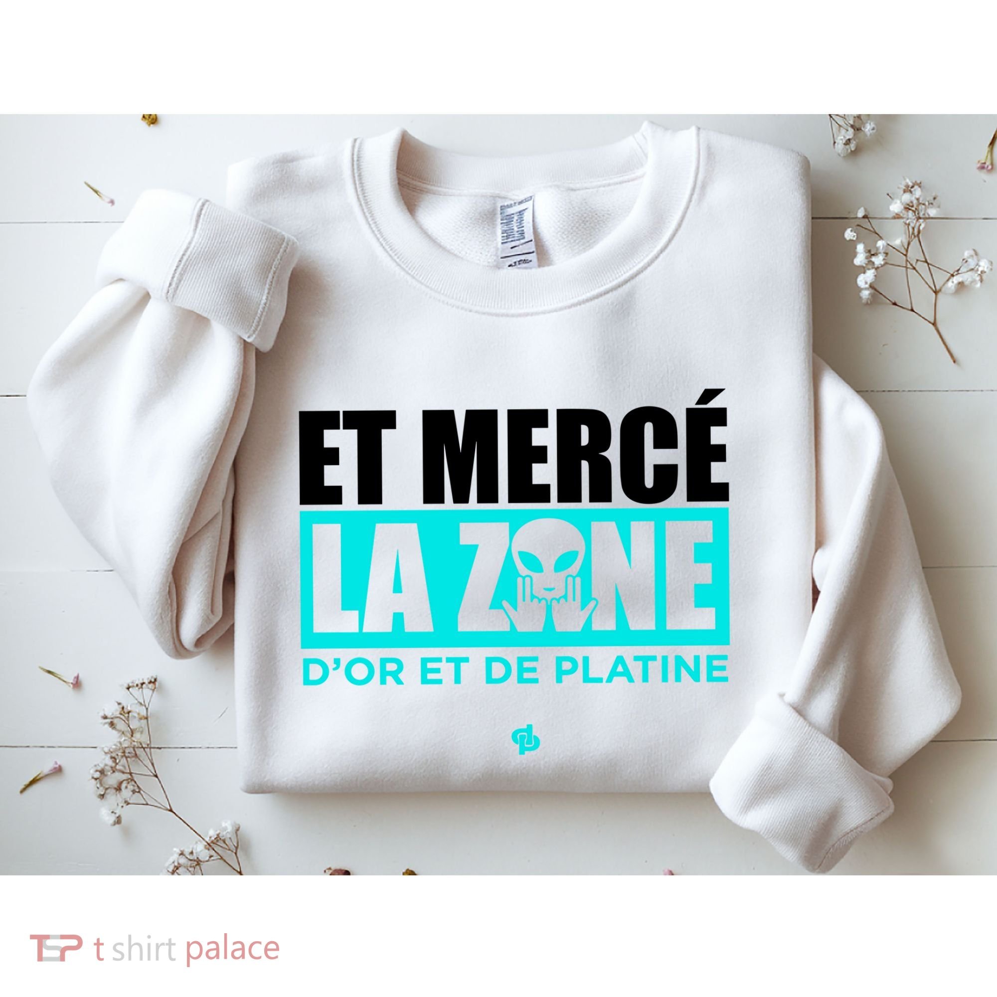 Et Mercé La Zane DOr Et De Platine Sweatshirt