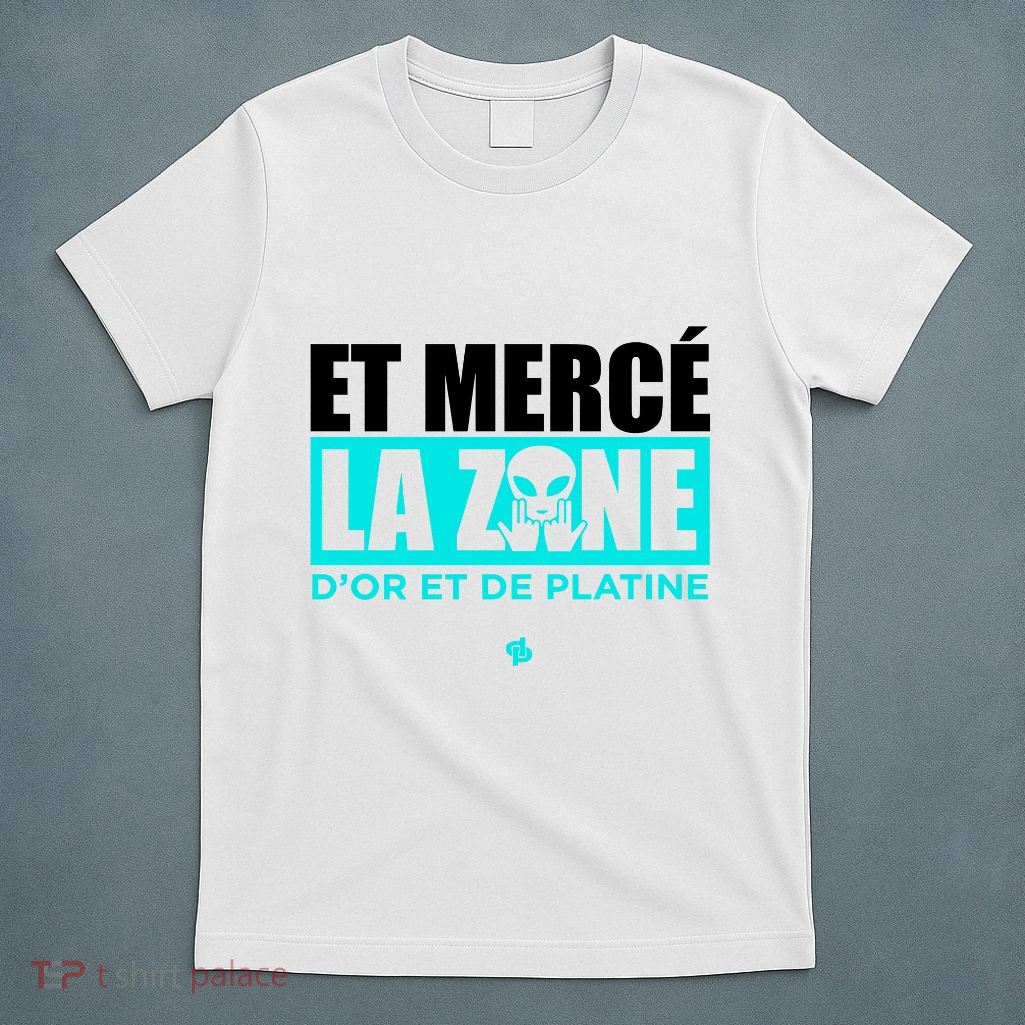 Et Mercé La Zane DOr Et De Platine T-Shirt