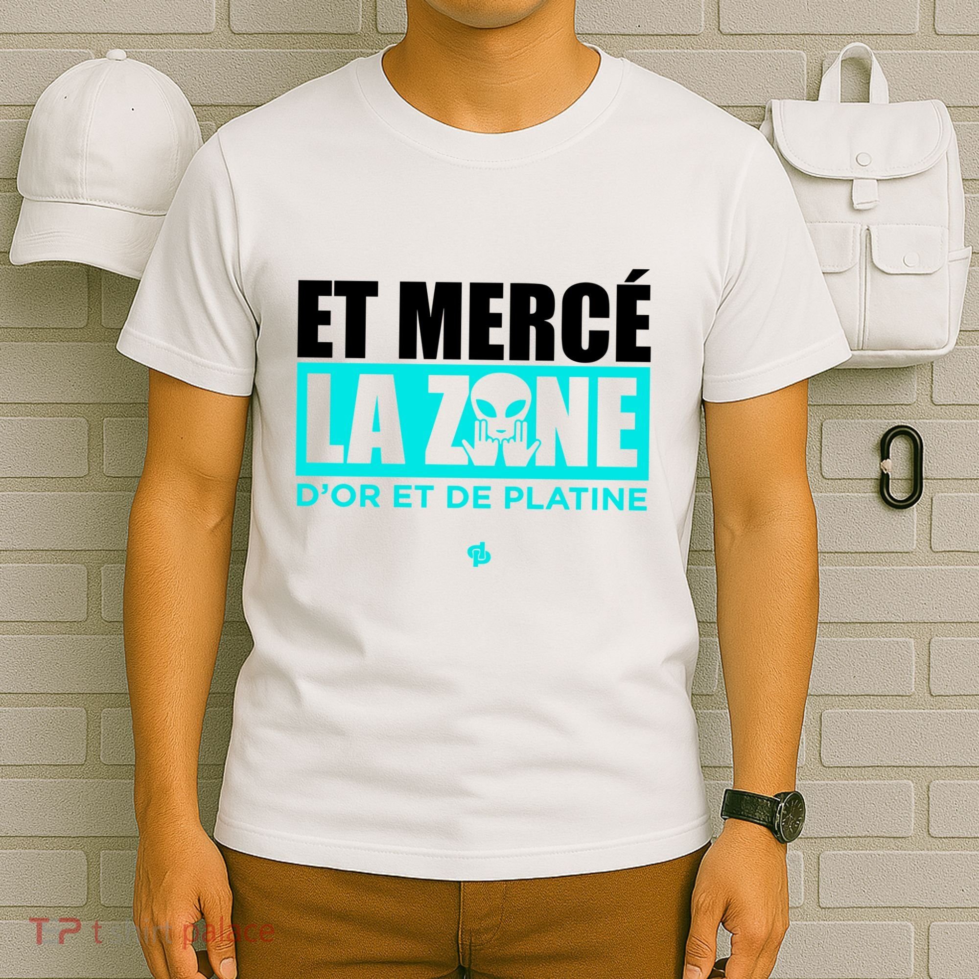 Et Mercé La Zane DOr Et De Platine T-Shirt