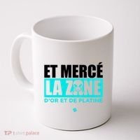 Et Mercé La Zane DOr Et De Platine Coffee Mug thumb 0