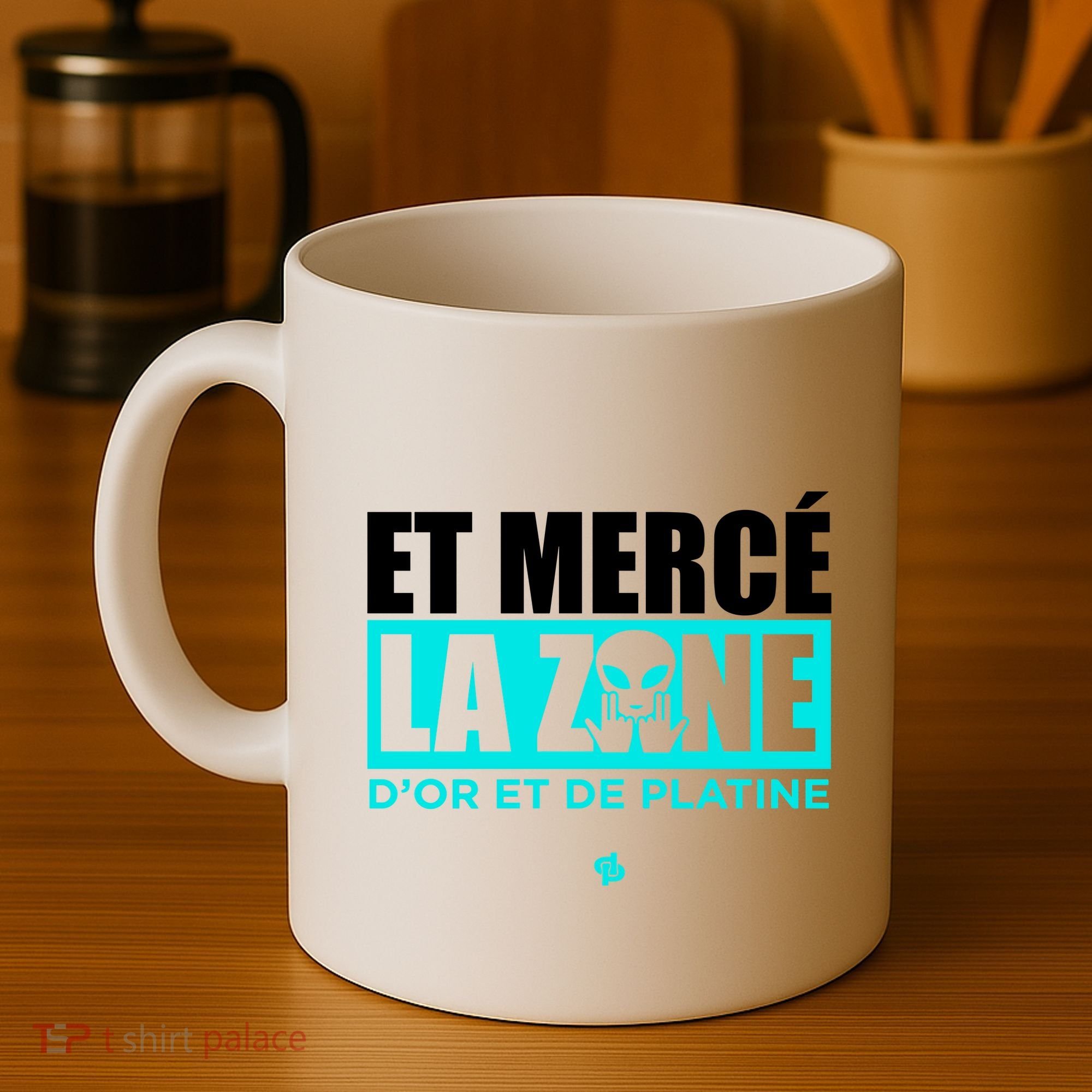 Et Mercé La Zane DOr Et De Platine Coffee Mug