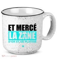 Et Mercé La Zane DOr Et De Platine 15oz Campfire Ceramic Mug thumb 0