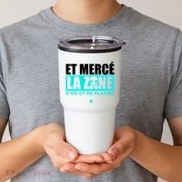 Et Mercé La Zane DOr Et De Platine Tumbler thumb 2