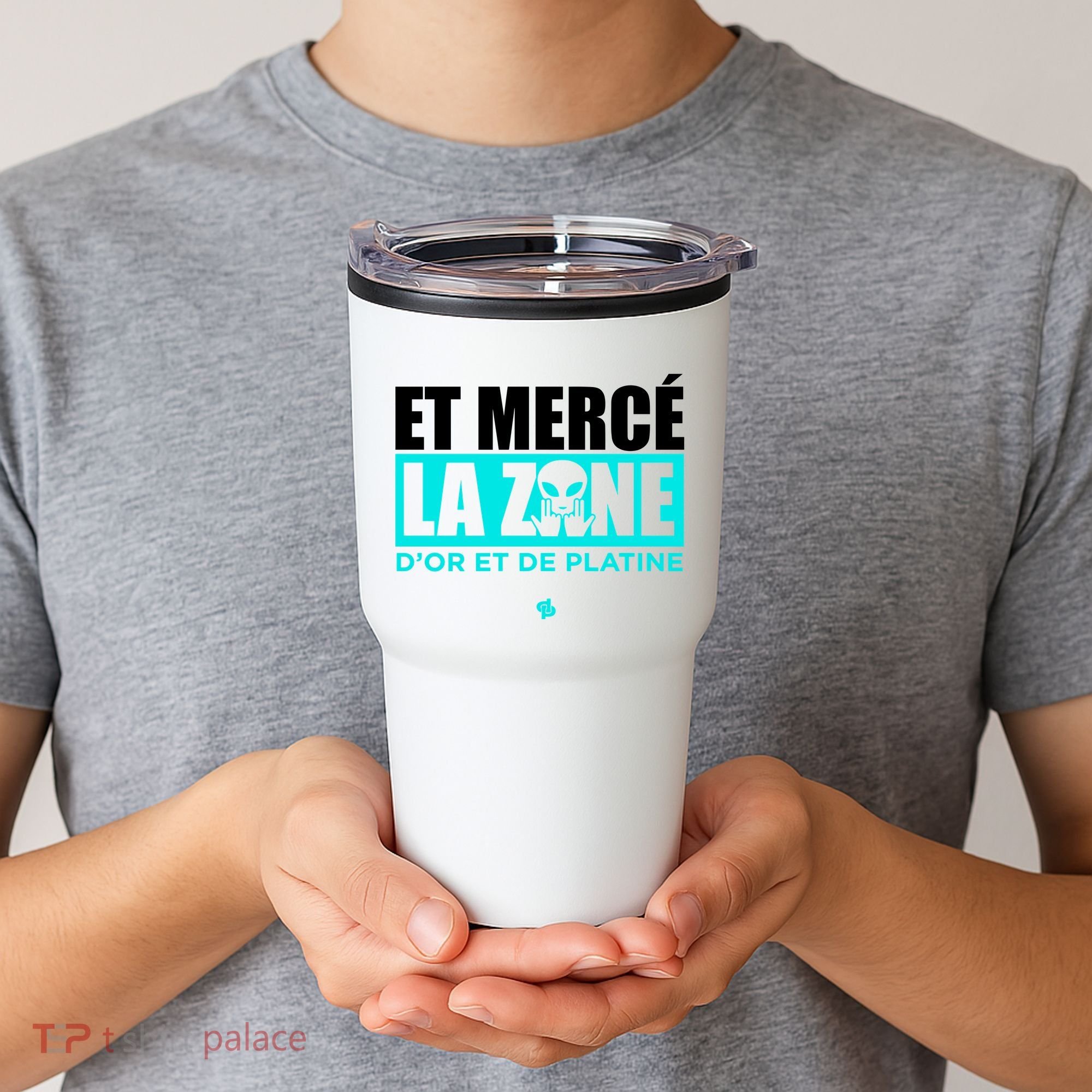 Et Mercé La Zane DOr Et De Platine Tumbler