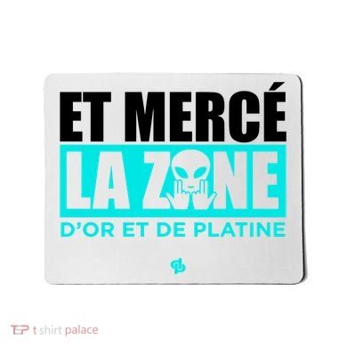 Et Mercé La Zane DOr Et De Platine Mousepad