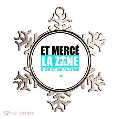 Et Mercé La Zane DOr Et De Platine Ornament