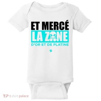Et Mercé La Zane DOr Et De Platine Baby Bodysuit