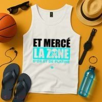 Et Mercé La Zane DOr Et De Platine Tank Top thumb 4