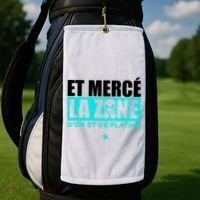 Et Mercé La Zane DOr Et De Platine Golf Towel thumb 2