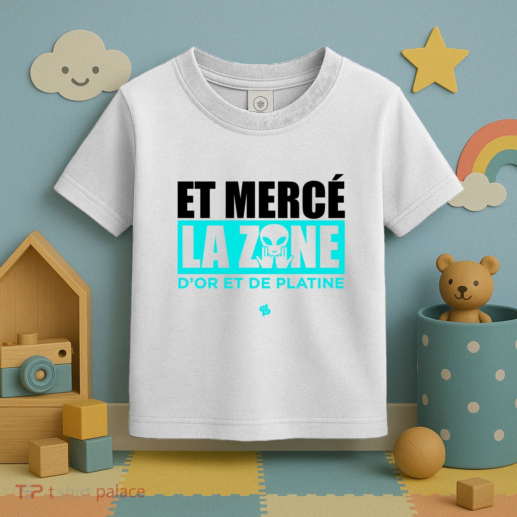 Et Mercé La Zane DOr Et De Platine Toddler T-Shirt