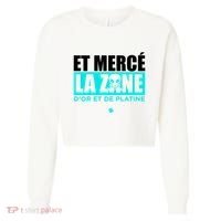 Et Mercé La Zane DOr Et De Platine Cropped Pullover Crew thumb 0