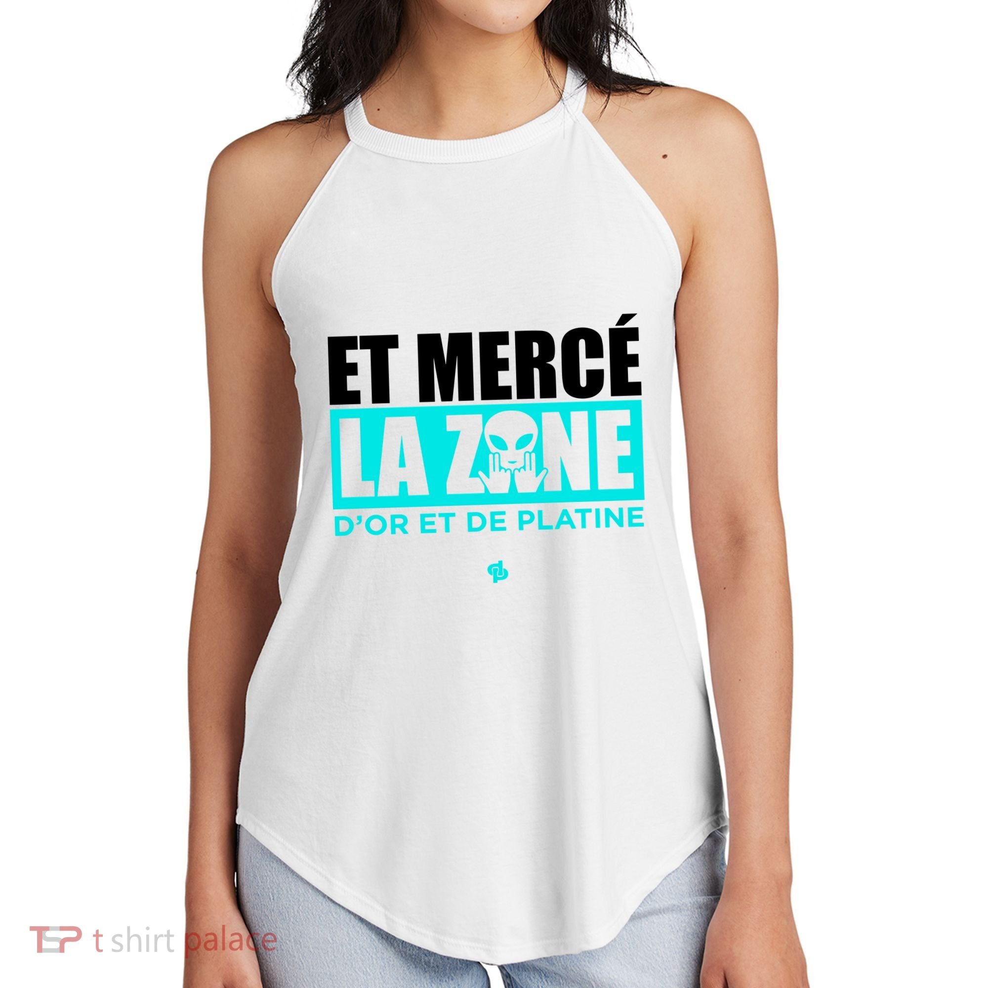 Et Mercé La Zane DOr Et De Platine Women's Perfect Tri Rocker Tank