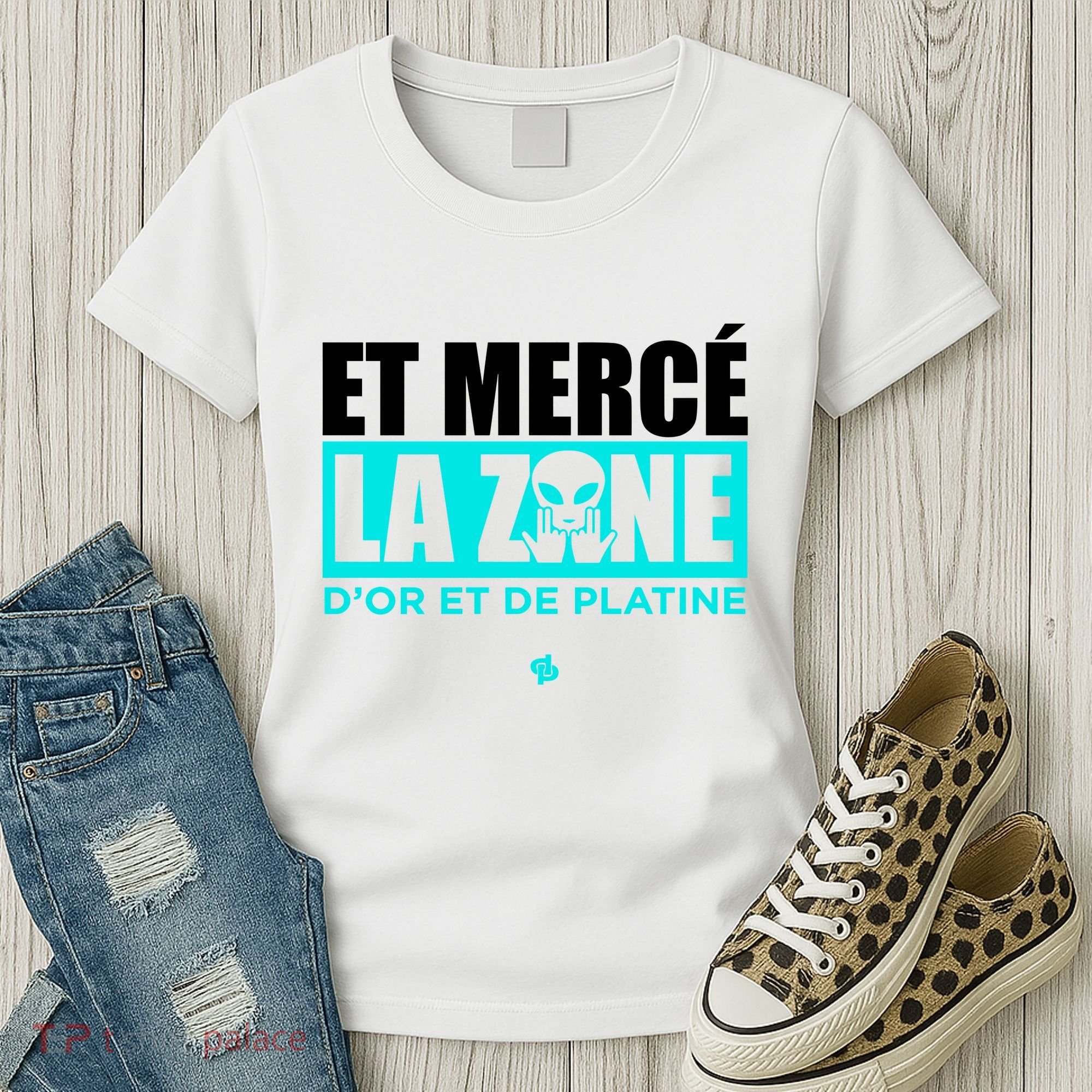 Et Mercé La Zane DOr Et De Platine Women's T-Shirt