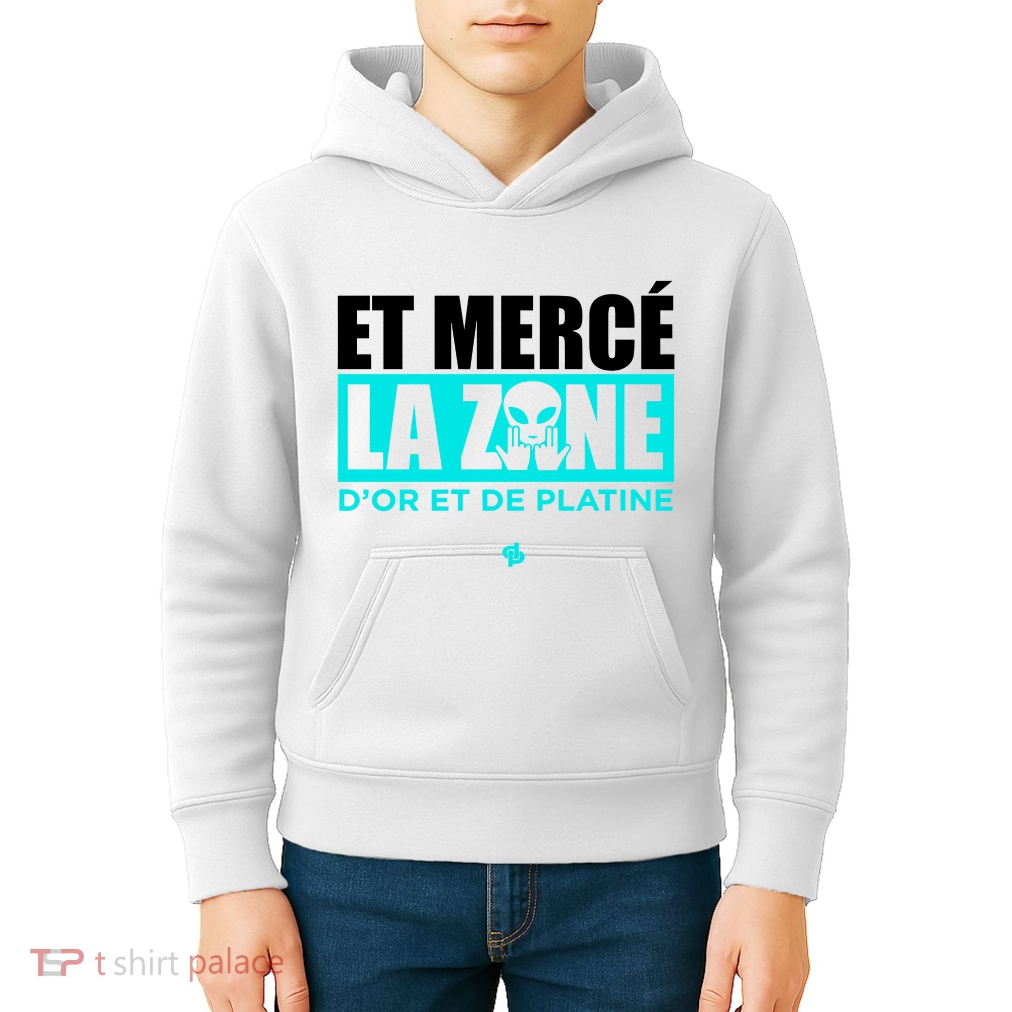Et Mercé La Zane DOr Et De Platine Kids Hoodie