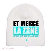Et Mercé La Zane DOr Et De Platine Short Acrylic Beanie thumb 0