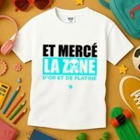 Et Mercé La Zane DOr Et De Platine Kids T-Shirt thumb 3