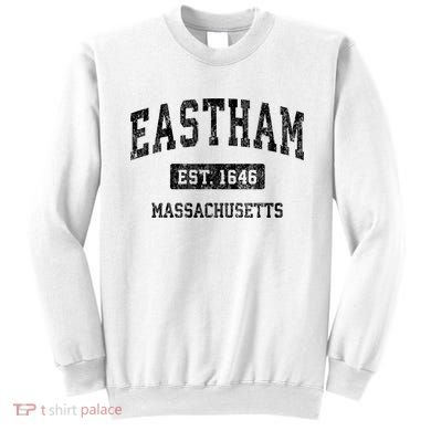 Eastham Massachusetts Ma Vintage Established Sports Design Sweatshirt
