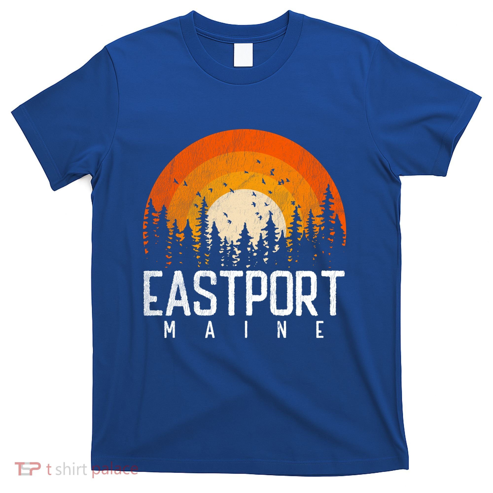Eastport Maine Me Gift Retro Style Vintage 70s 80s 90s Gift T-Shirt