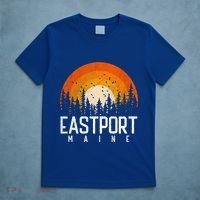 Eastport Maine Me Gift Retro Style Vintage 70s 80s 90s Gift T-Shirt thumb 5