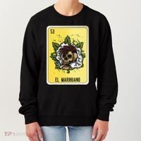El Marihuano Mexican Slang Chicano Bingo Cards Women's Sweatshirt thumb 0
