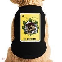El Marihuano Mexican Slang Chicano Bingo Cards Doggie Tank thumb 0