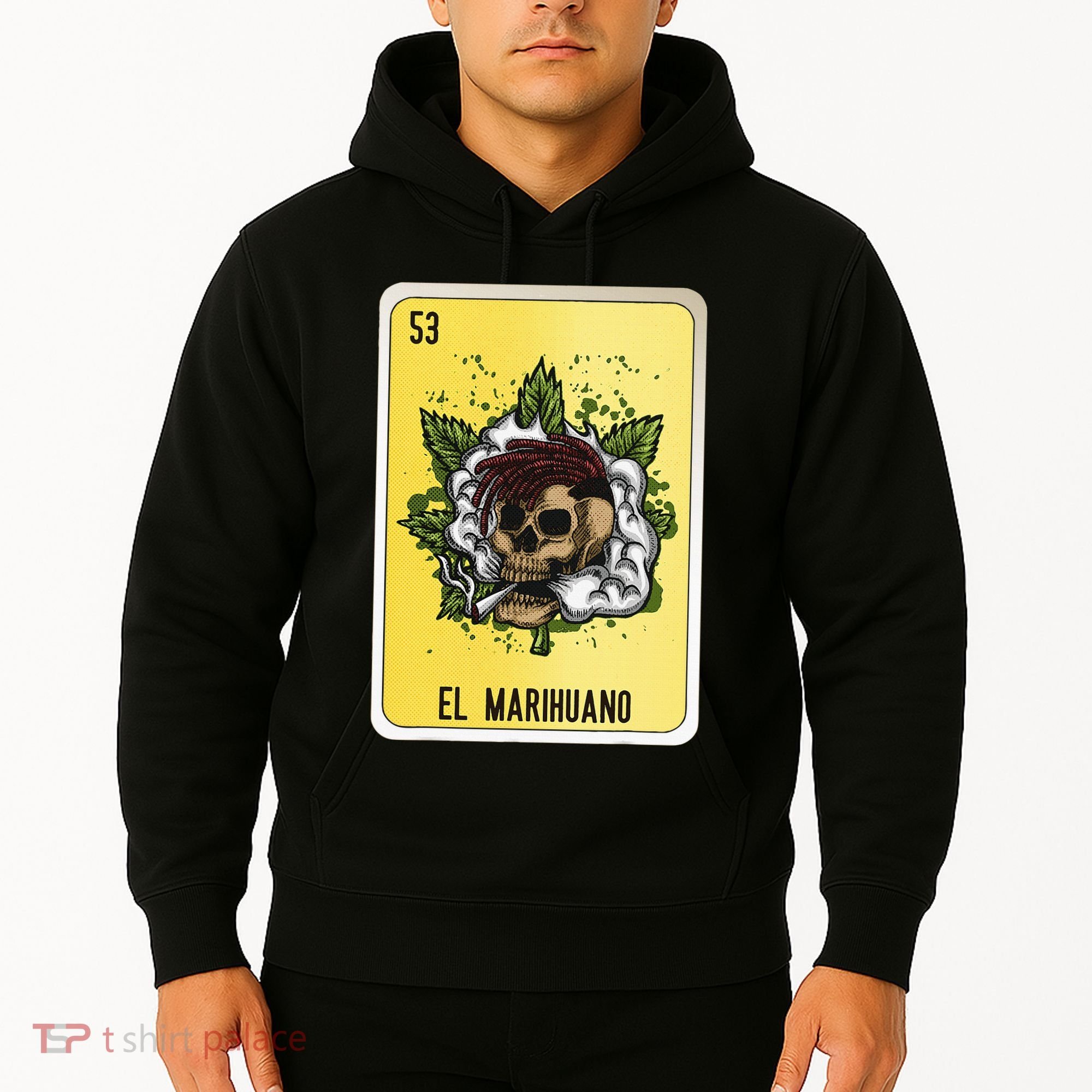 El Marihuano Mexican Slang Chicano Bingo Cards Hoodie