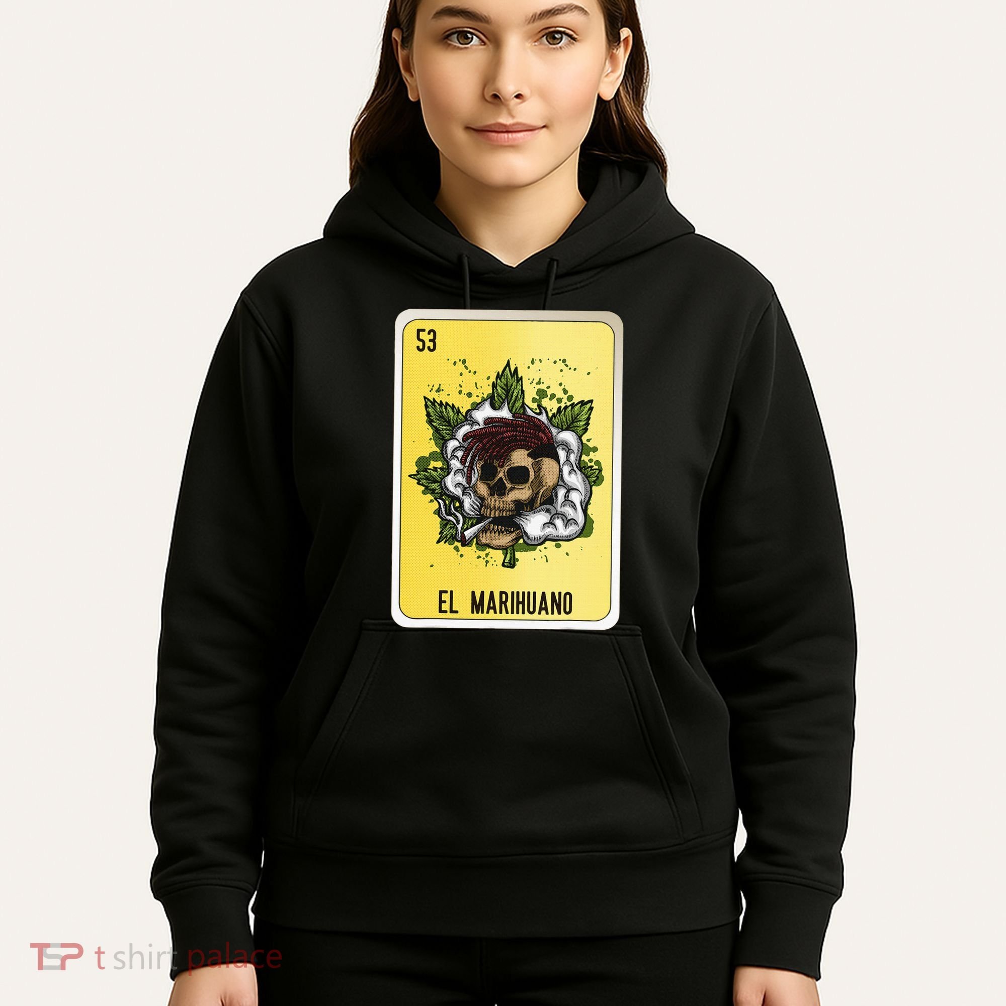 El Marihuano Mexican Slang Chicano Bingo Cards Hoodie