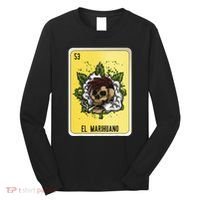 El Marihuano Mexican Slang Chicano Bingo Cards Long Sleeve Shirt thumb 0