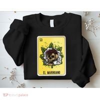 El Marihuano Mexican Slang Chicano Bingo Cards Sweatshirt thumb 2