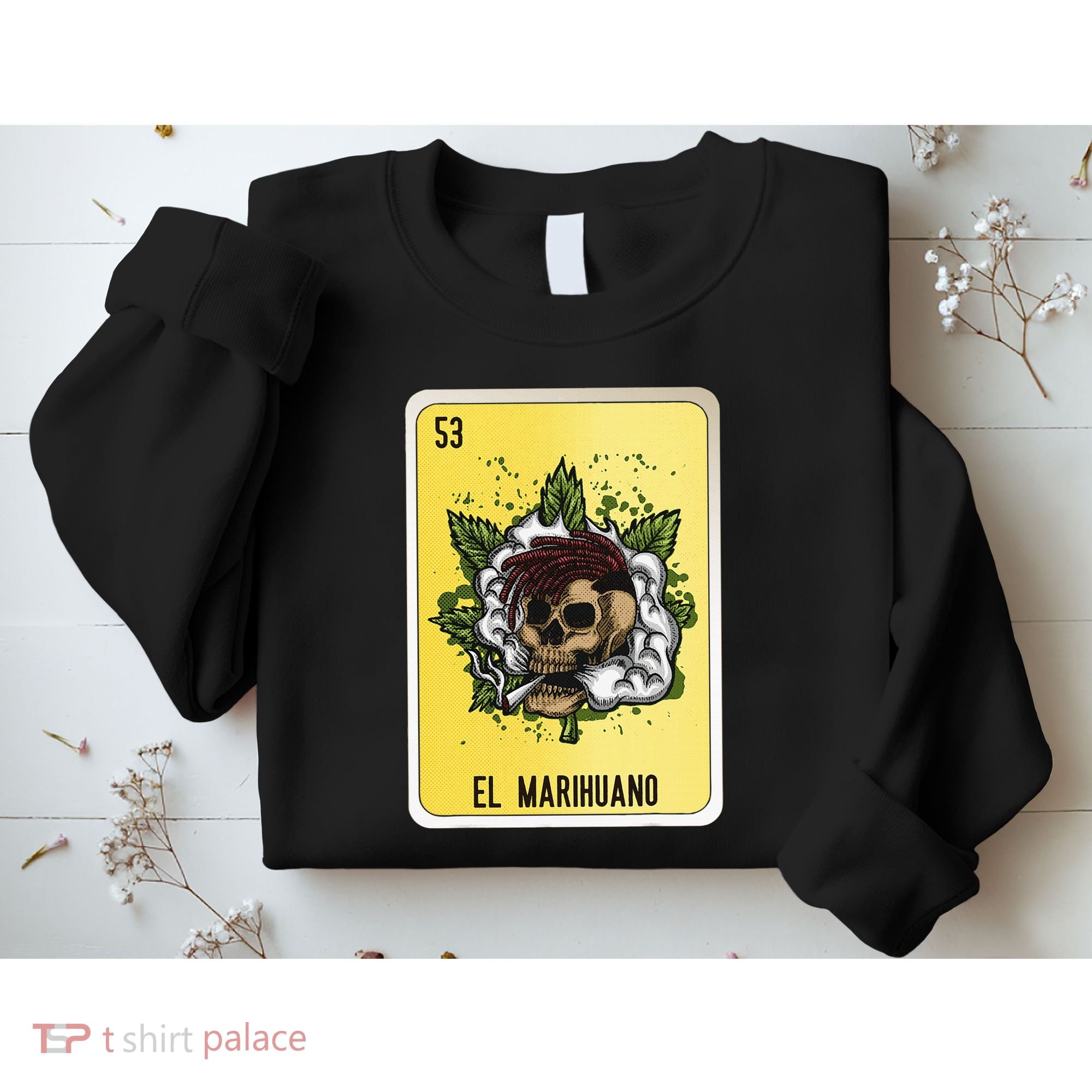 El Marihuano Mexican Slang Chicano Bingo Cards Sweatshirt