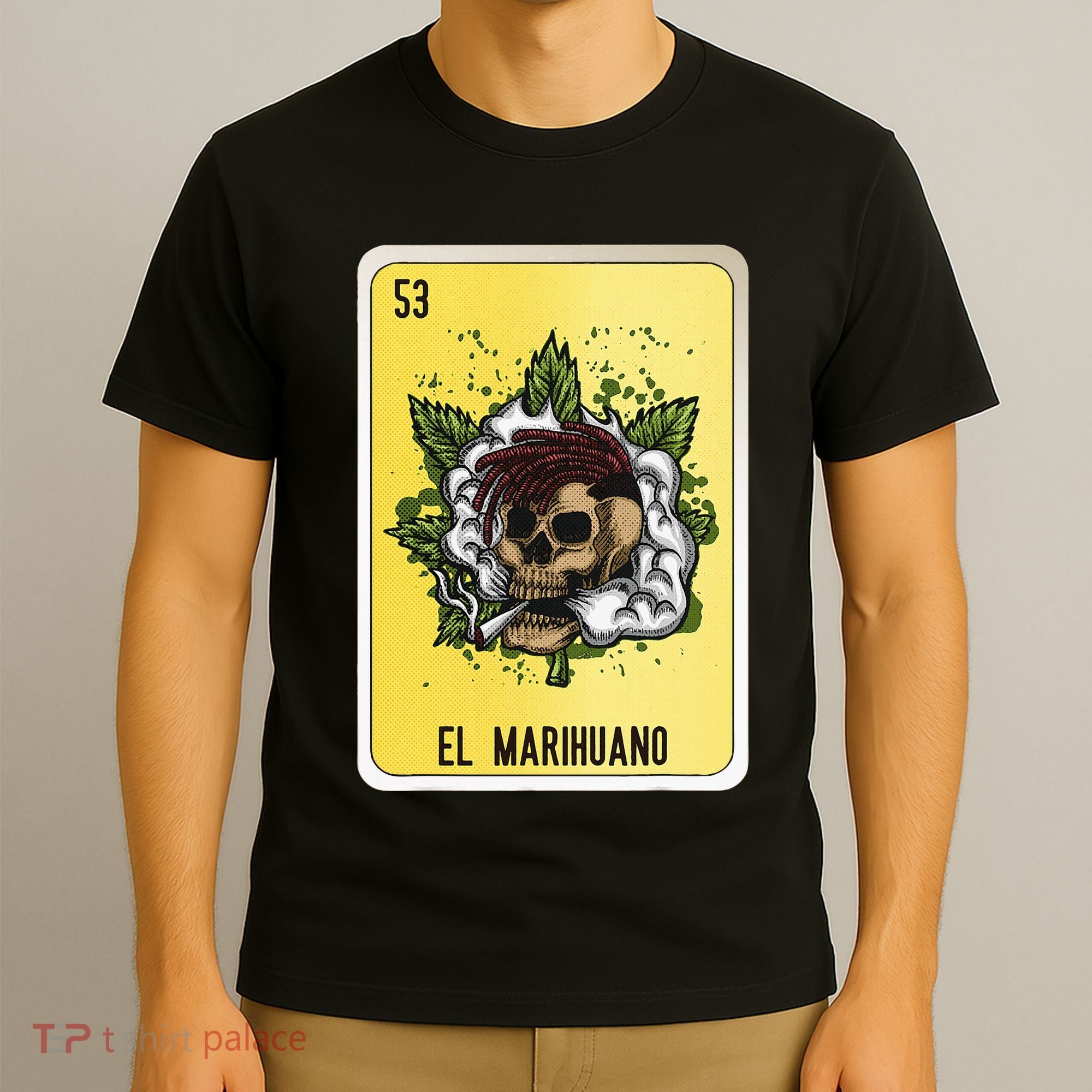 El Marihuano Mexican Slang Chicano Bingo Cards T-Shirt