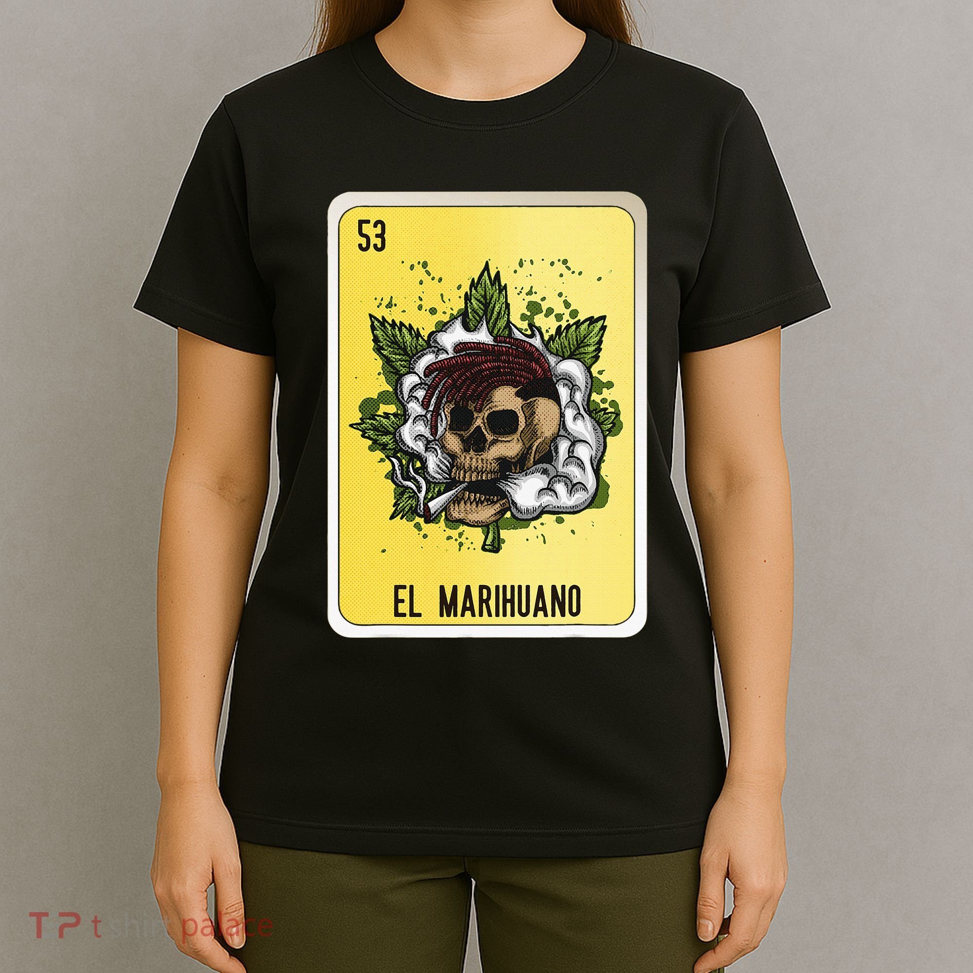 El Marihuano Mexican Slang Chicano Bingo Cards T-Shirt