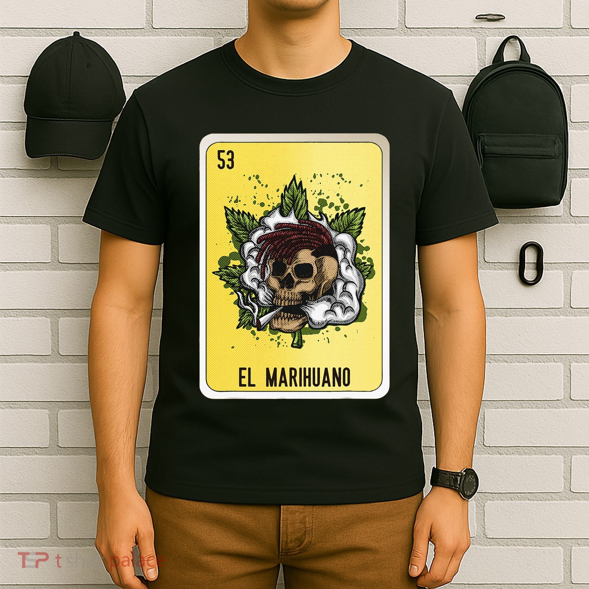 El Marihuano Mexican Slang Chicano Bingo Cards T-Shirt