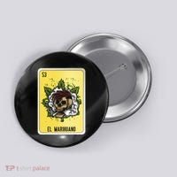 El Marihuano Mexican Slang Chicano Bingo Cards Button thumb 0