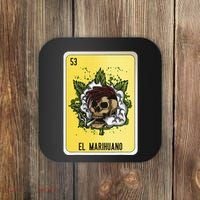 El Marihuano Mexican Slang Chicano Bingo Cards Coaster thumb 0