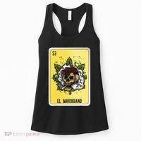 El Marihuano Mexican Slang Chicano Bingo Cards Women's Tank Top thumb 0