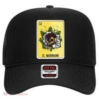 El Marihuano Mexican Slang Chicano Bingo Cards Hat thumb 0