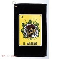 El Marihuano Mexican Slang Chicano Bingo Cards Golf Towel thumb 0