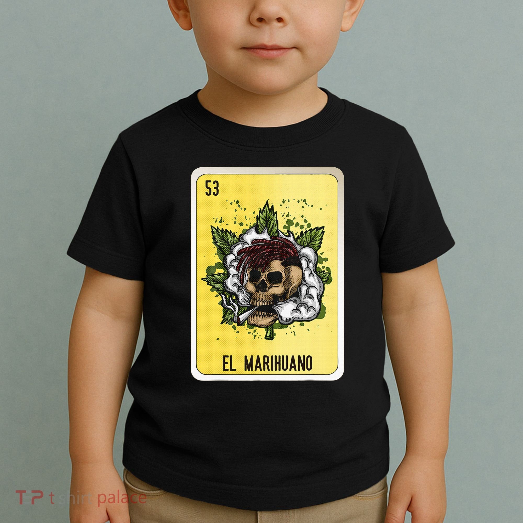 El Marihuano Mexican Slang Chicano Bingo Cards Toddler T-Shirt